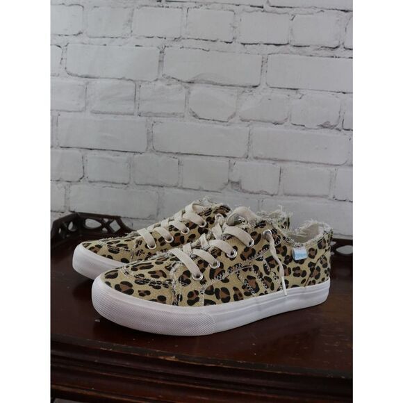 Leopard Print Slip On Canvas Sneakers! - Picture 5 of 9